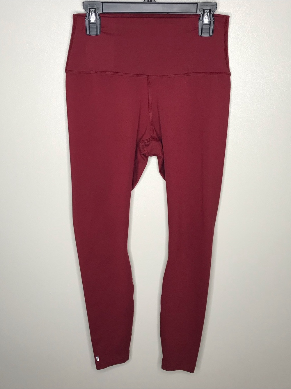 NOBULL Burgundy High-Waist Leggings Sz Small